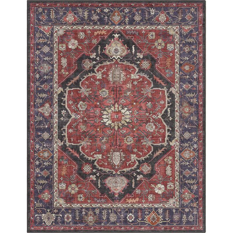 Well Woven Apollo Serapi Jaipur Vintage Medallion Flat-Weave Area Rug