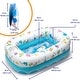 preview thumbnail 2 of 3, Mommy's Helper Under the Sea Inflatable Tub - Blue