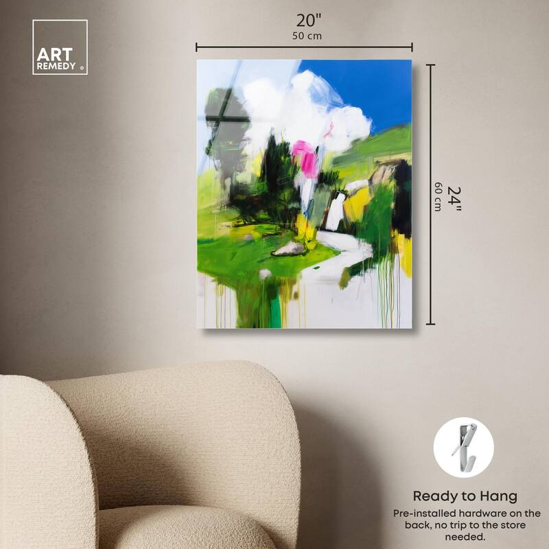 Swiss Fields Acrylic by Art Remedy, Ready to Hang
