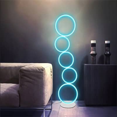 RGB Circular Floor Lamp