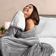 preview thumbnail 74 of 88, Bare Home Sherpa Fleece Blanket - Reversible Plush Bed Blanket
