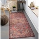 preview thumbnail 63 of 72, Livabliss Adenia Vintage Medallion Printed Area Rug Bright Red - 2' 6" x 7' 6"