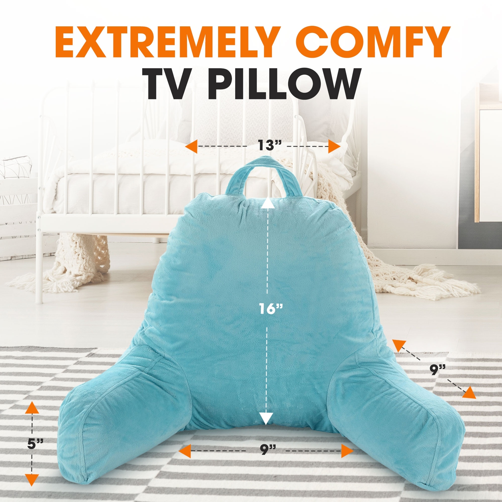 Cheer Collection Kids Memory Foam TV And Reading Pillow On Sale Bed Bath Beyond 17415019