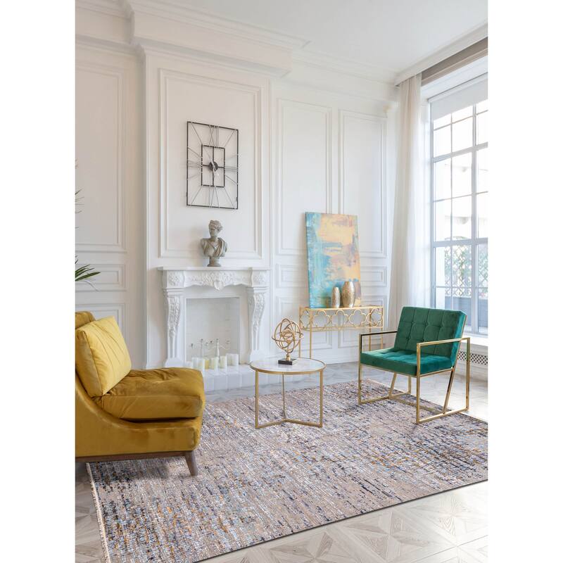 ECARPETGALLERY Hand-knotted Legacy Grey Silk, Wool Rug - 9'0 x 12'0