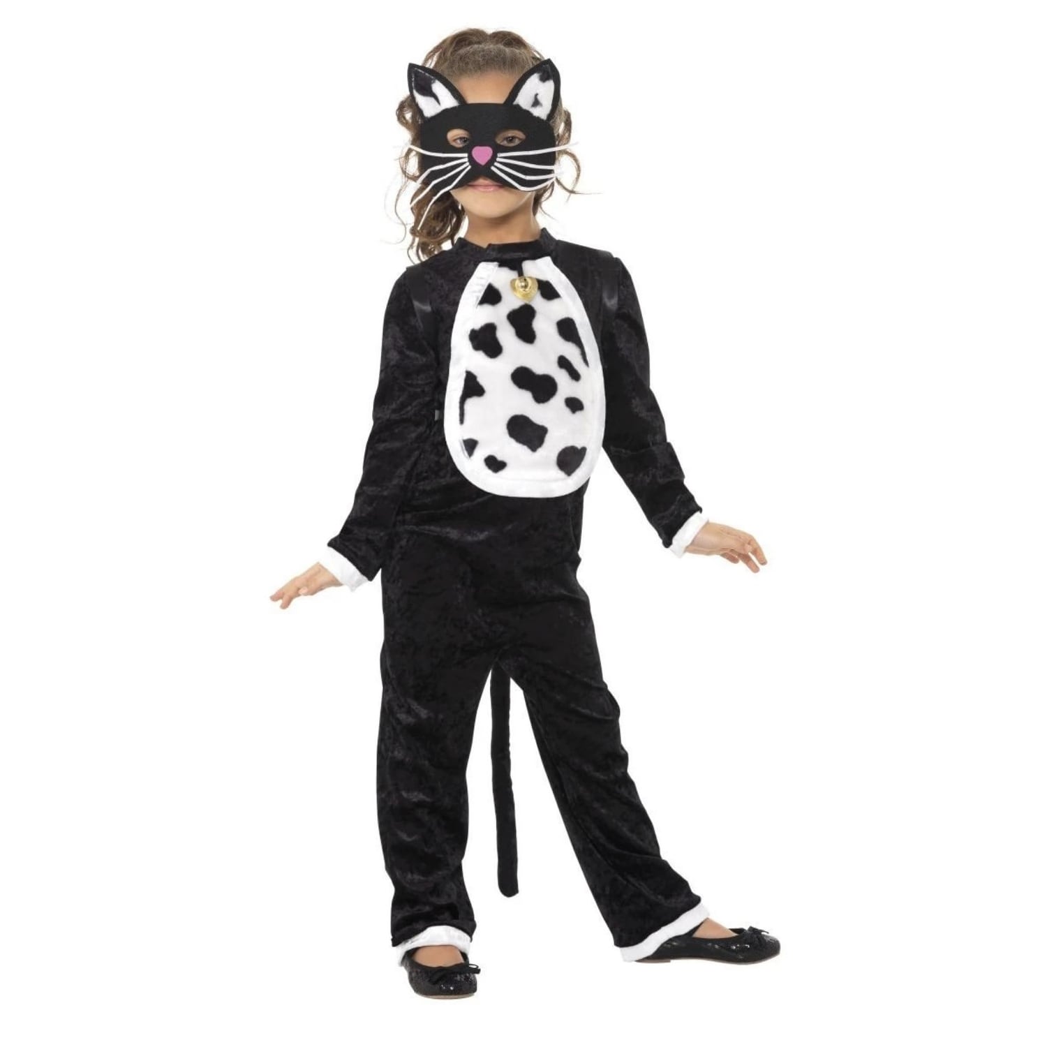 Shop 50 Black And White Cat Girl Child Halloween Costume Small