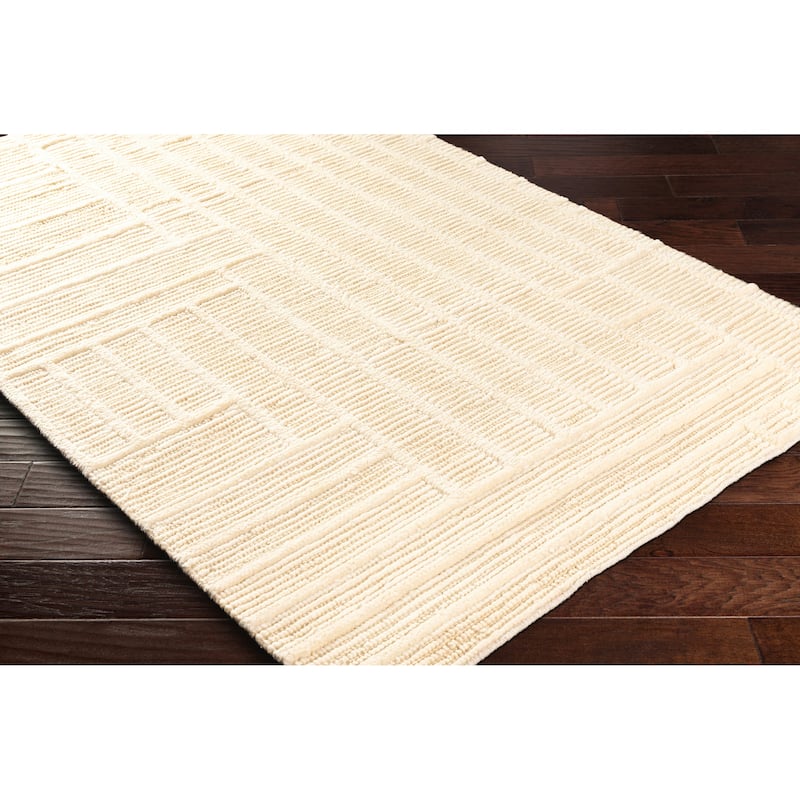Amya Handmade Modern Casual Wool Area Rug