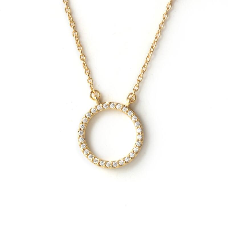 1/10ct Diamond Geometric Pendant Necklace in Silver for Women