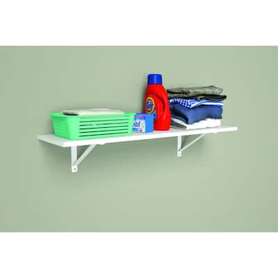 Closetmaid 3ft Multi-Purpose Laminate Storage Shelf, White