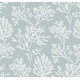 preview thumbnail 1 of 5, A-Street Prints Tortuga Sky Blue Coral Weave Wallpaper