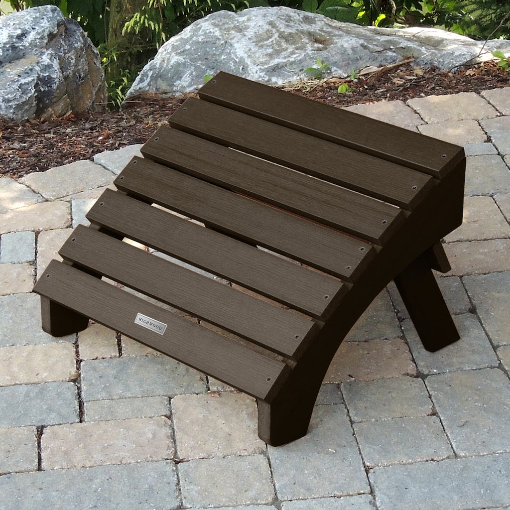 HIGHWOOD Eco-Friendly Synthetic Wood Folding Ottoman
