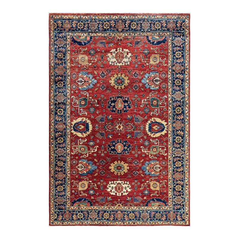 Serapi One-of-a-Kind Hand-Knotted Area Rug - Red, 6' 0" x 9' 3" - 6' 0" x 9' 3"