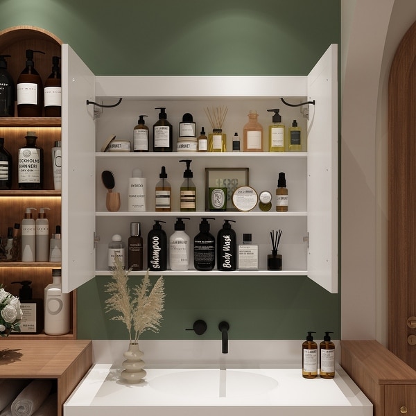 Led Mirror Cabinet Bathroom Wall Mounted Medicine Cabinet Storage On Sale Bed Bath Beyond 37283951