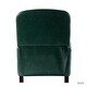 preview thumbnail 58 of 96, Gladis Modern Retro Genuine Leather Recliner with Nailhead Trim Set of 2 by HULALA HOME