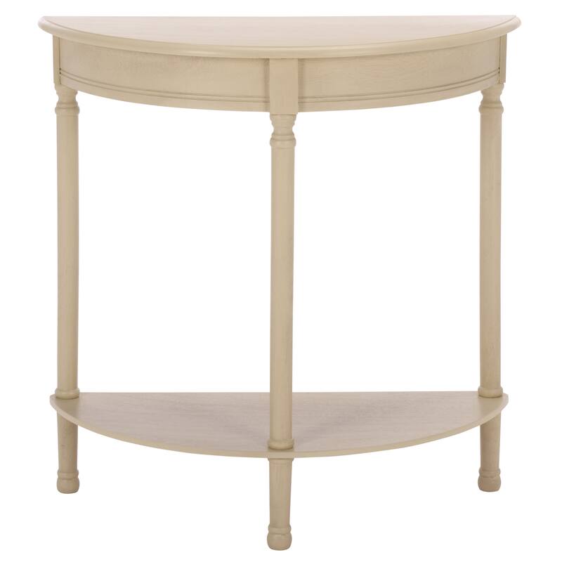 SAFAVIEH Veva Half Moon Console Table - 28" W x 11.8" L x 28" H - 28"W x 12"D x 28"H