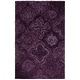 preview thumbnail 22 of 28, SAFAVIEH Hand-Tufted Ikat Cristea Modern & Contemporary Wool Rug 3' x 5' - Purple - Rectangle
