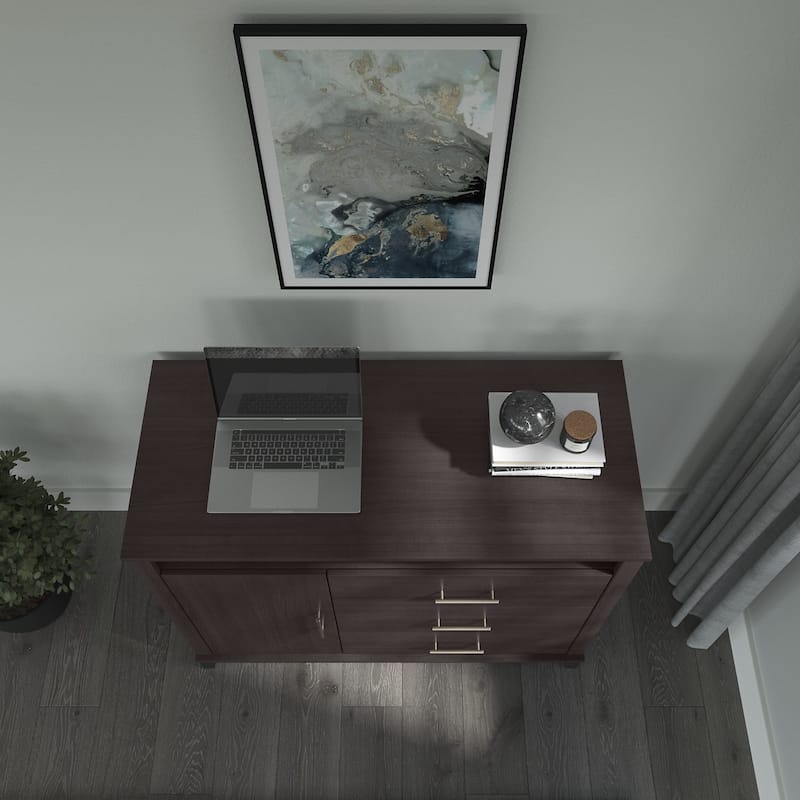 Somerset 3 Drawer Dresser and Bedroom TV Stand by Bush Furniture