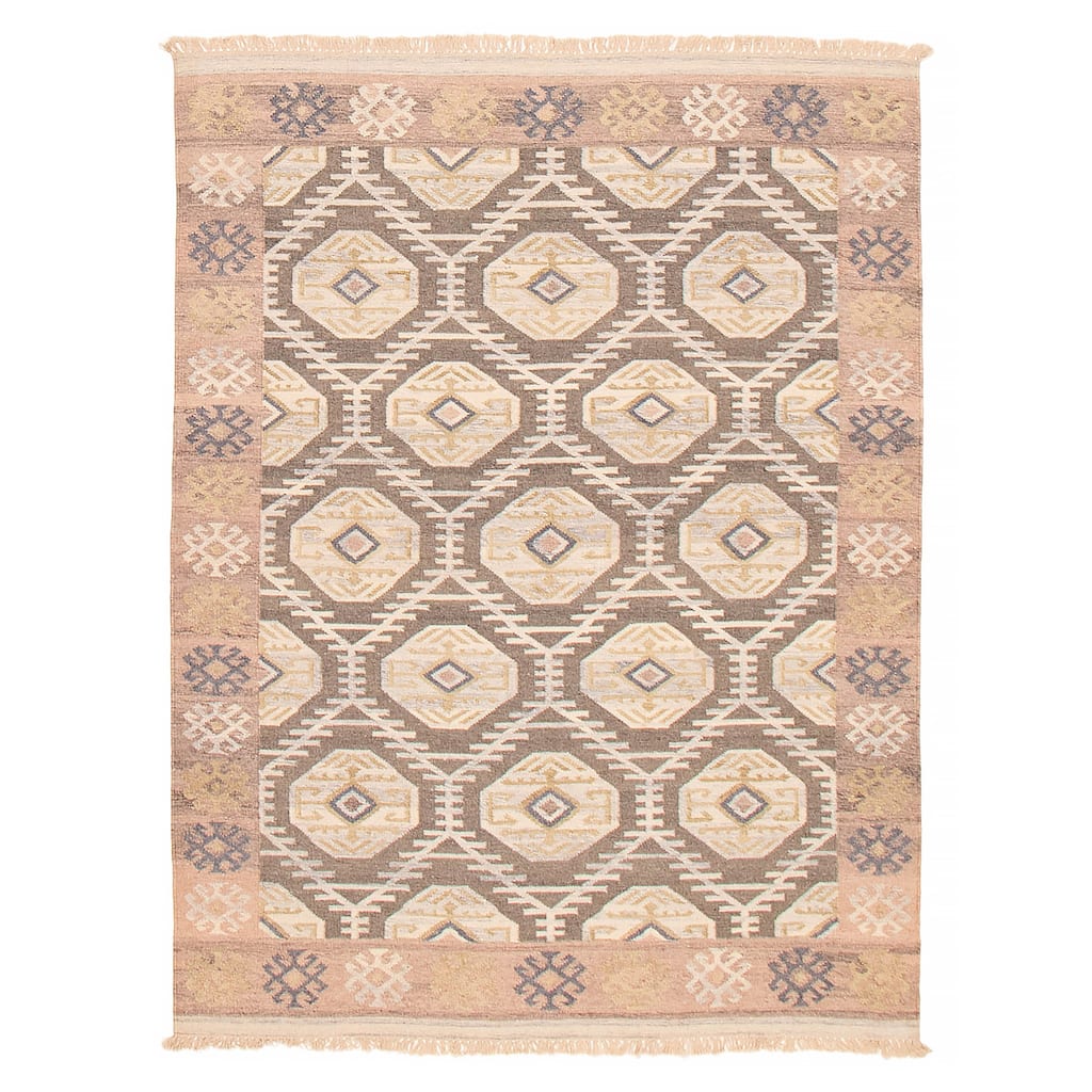 Ankara FW Grey Kilim 5'3" x 7'3" - 5'3 x 7'3