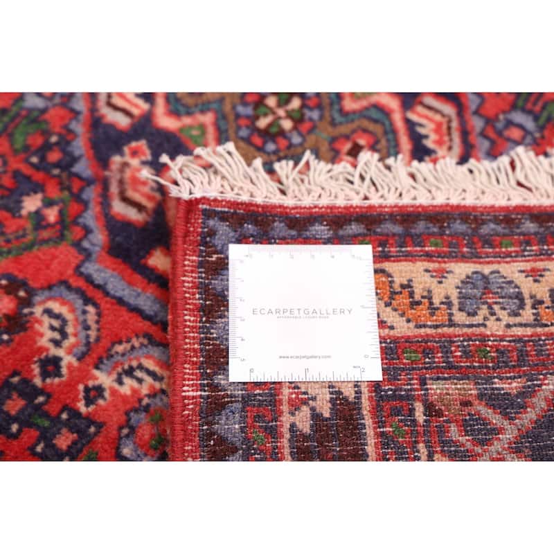 ECARPETGALLERY Hand-knotted Andelz Red Wool Rug - 2'11 x 9'8