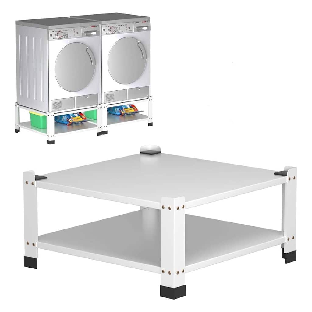 28''W Washer And Dryer Stand, Laundry Pedestal - N/A