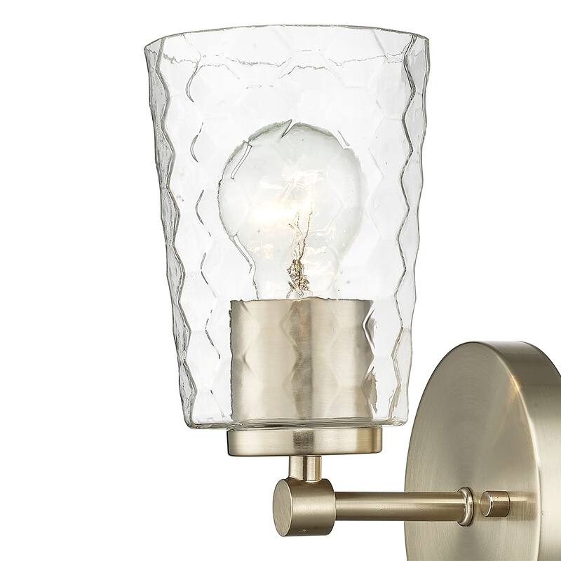 Millennium Lighting Ashli 1 Light Sconce with Clear Honeycomb Glass Shades