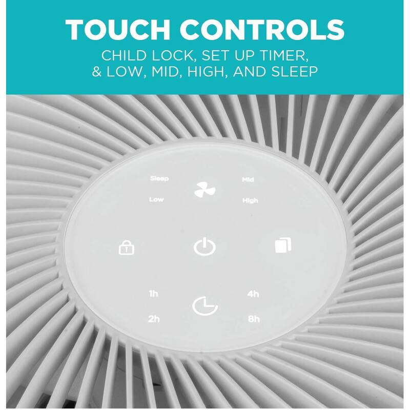 Tabletop Air Purifier with HEPA filter