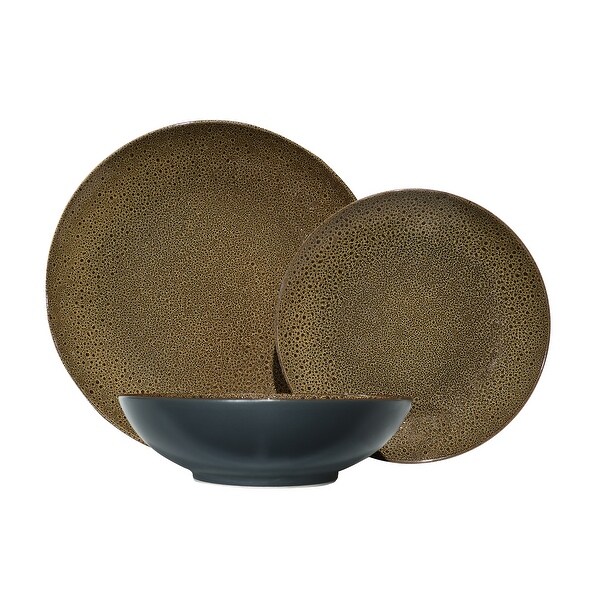Red Vanilla Speckled Brown 12Pc Dinner Set. Opens flyout.