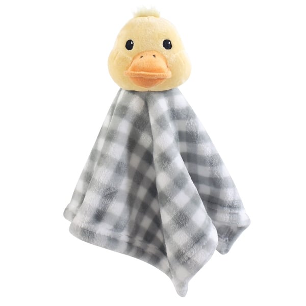 slide 1 of 1, Hudson Baby Infant Animal Face Security Blanket, Duck, One Size - Duck - One Size One Size - Duck