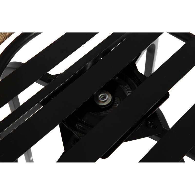 Outdoor Bar Stools Set of 2, 2-Piece Patio Bar Stools with Armrests, All Weather Rattan Bar Chairs with Backrest, Bar Stools