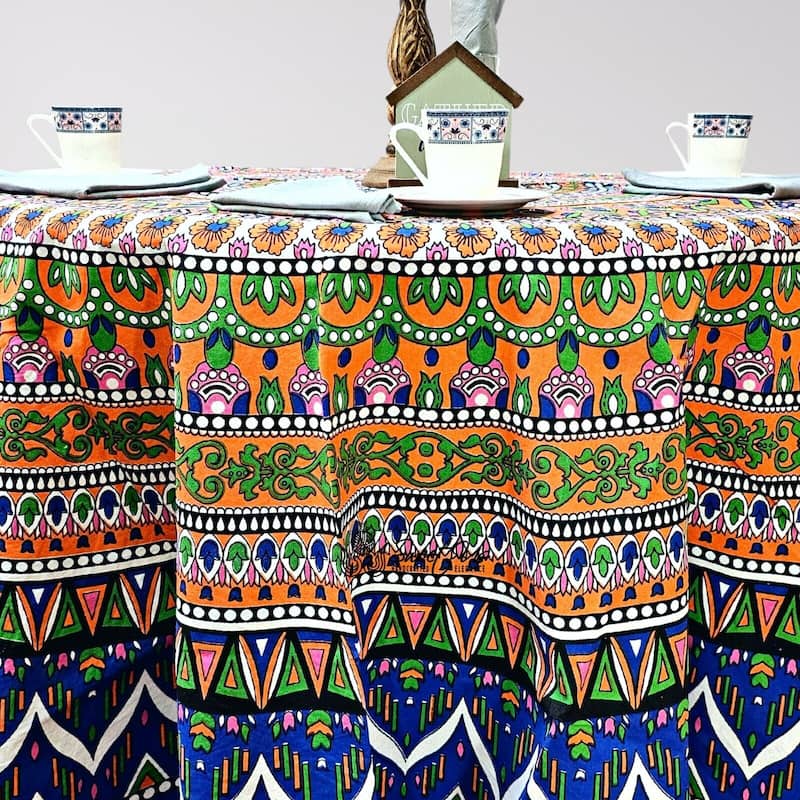 Cotton Inspiring Floral Tablecloth Collection