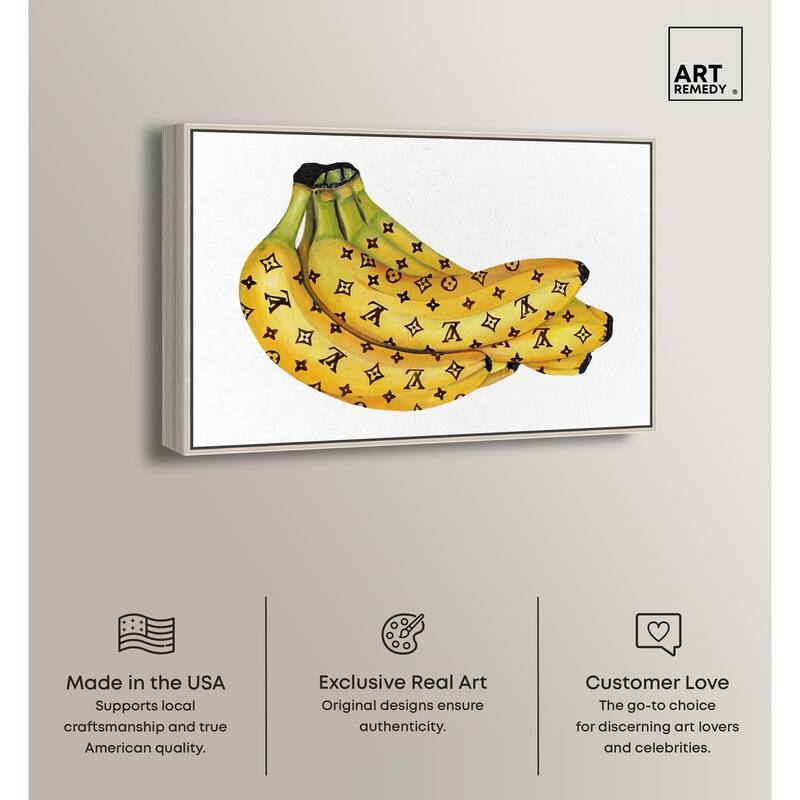 Fashion Bananas III Canvas by Art Remedy