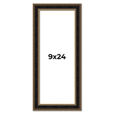 9x24 Frame Gold Antique Vintage Sold Wood Picture Frame | 1.75 Inch