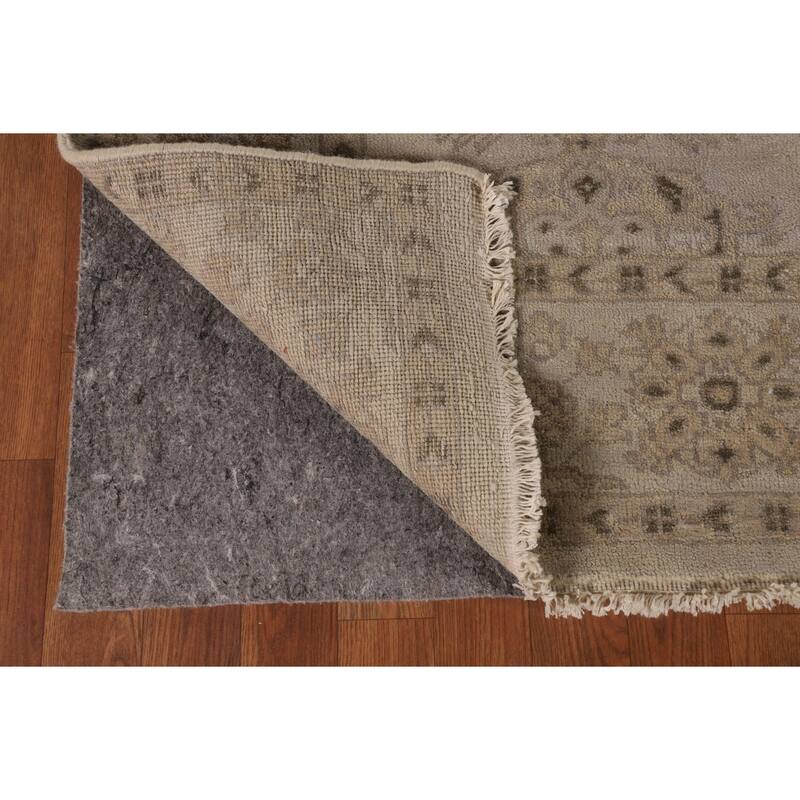 Oushak Oriental Area Rug Hand-Knotted Wool Carpet - 6'2" x 8'7"
