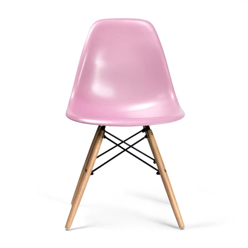 Paris-2 Side Chairs with Natural Legs (Set of 2)