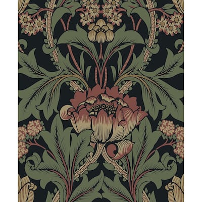 Seabrook Designs Primrose Garden Non-Woven Unpasted Wallpaper