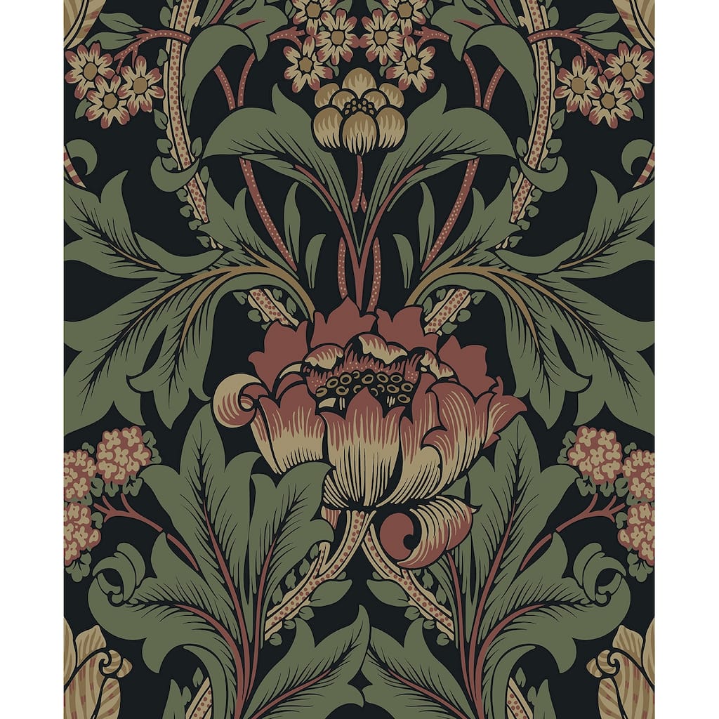 Seabrook Designs Primrose Garden Non-Woven Unpasted Wallpaper