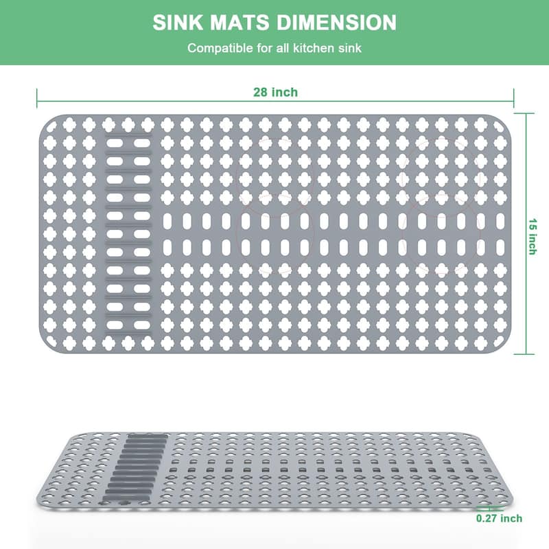 Silicone Sink Mat Sink Protectors for Kitchen Sink
