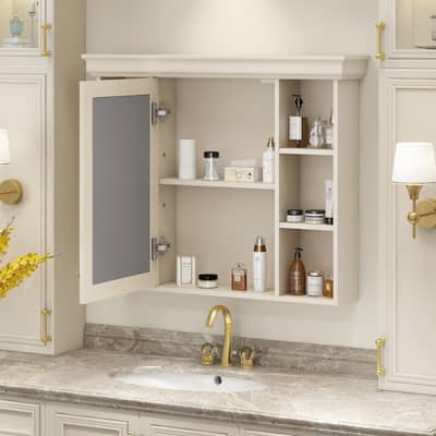 Medicine Cabinet Hidden Cabinets Wall Mounted Bathroom Mirror Cabinets