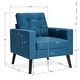 preview thumbnail 2 of 31, Costway Set of 2 Modern Tufted Accent Chair Linen Upholstered Armchair