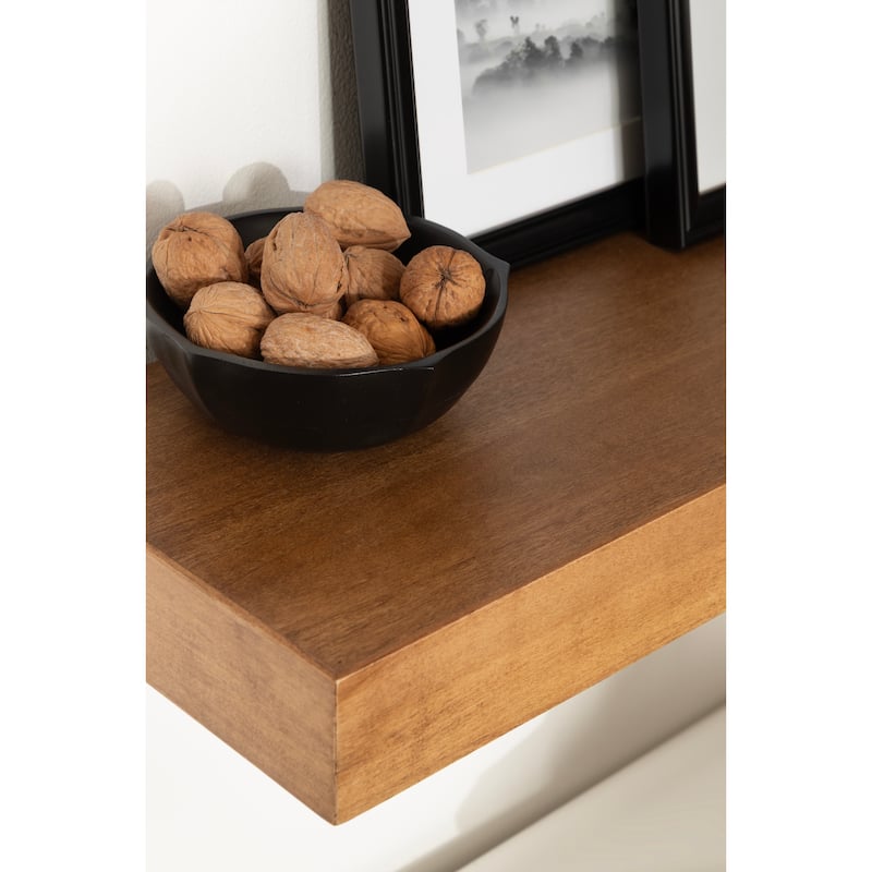 Kate and Laurel Havlock Wood Shelf Set