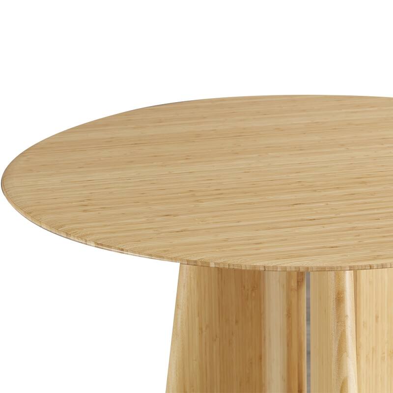 Lenor 48" Round Table, Charcoal