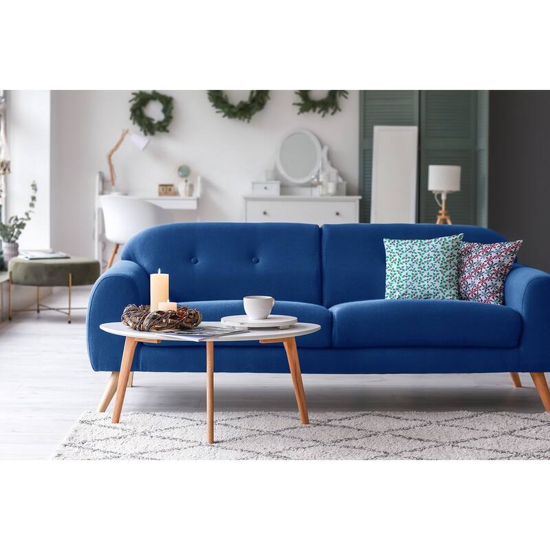 Holly Bush Christmas/Winter Accent Pillow