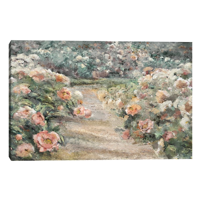 Garden Path by Studio Arts Canvas Art Print