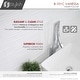 preview thumbnail 3 of 22, STYLISH Single Handle Bathroom Faucet for Single Hole Brass Vessel Mixer Tap - Faucet Height: 17 1/2" | Spout Height: 8"