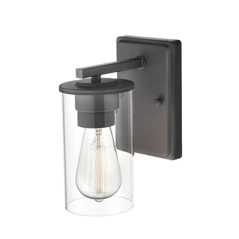 Millennium Lighting Verlana 1-Light Wall Sconce in Multiple Finishes with a Clear Glass Shade