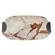 preview thumbnail 5 of 3, Luxury Coffee Table with Bulgari Red Honed Marble Top and Black Stainless Steel Base, Modern Contemporary Living Room Table