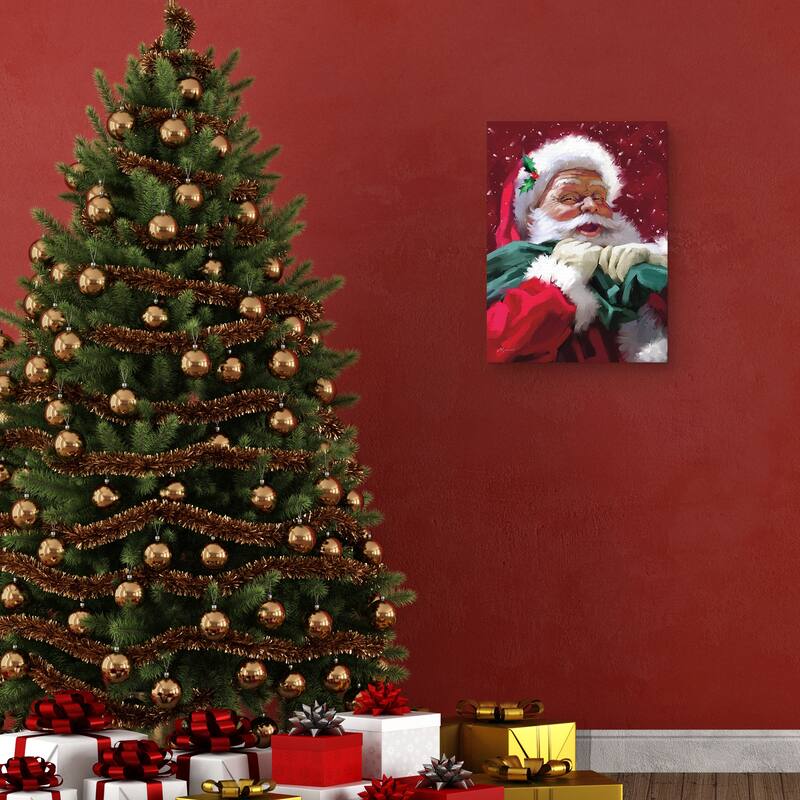Santa 3 by The Macneil Studio Canvas Art Print
