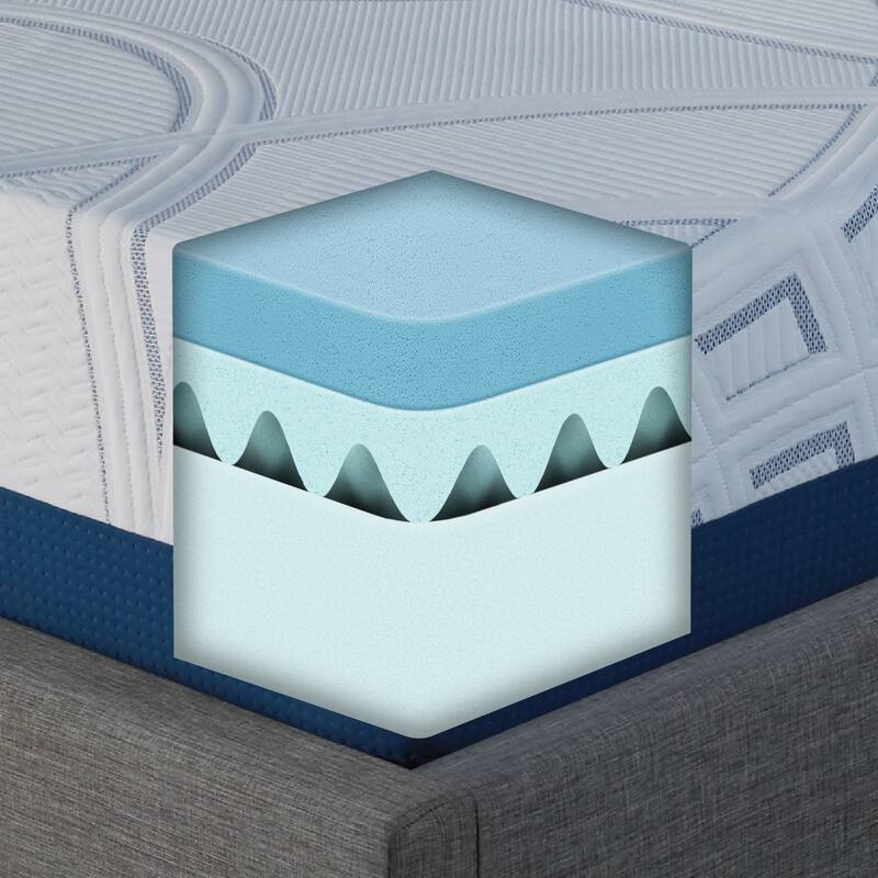Serta Perfect Sleeper 12" Medium Firm Gel Memory Foam Mattress in a Box