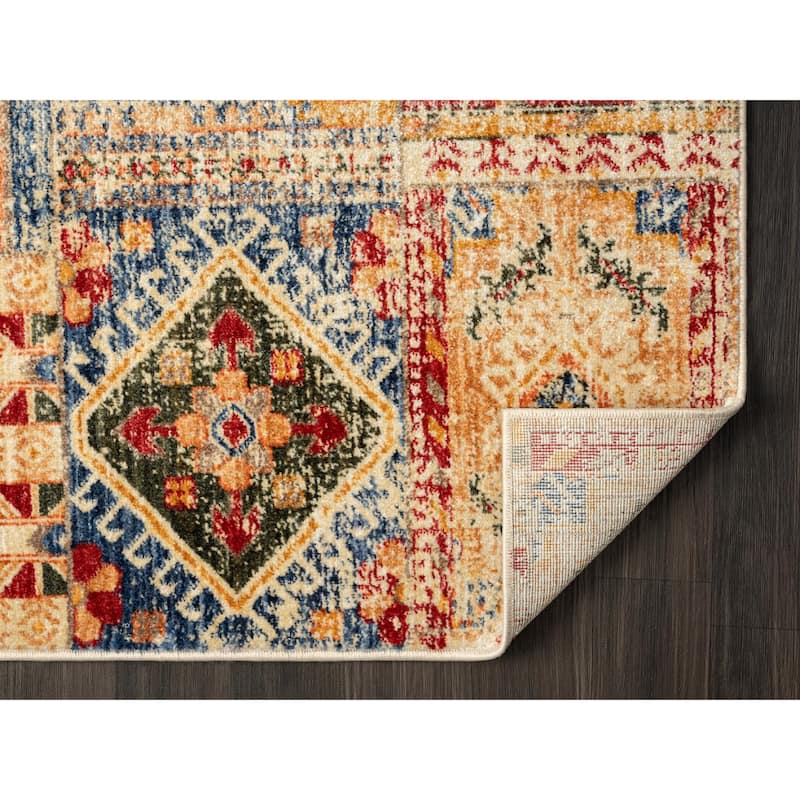 Heriz Collection Abstract Southwestern Area Rug