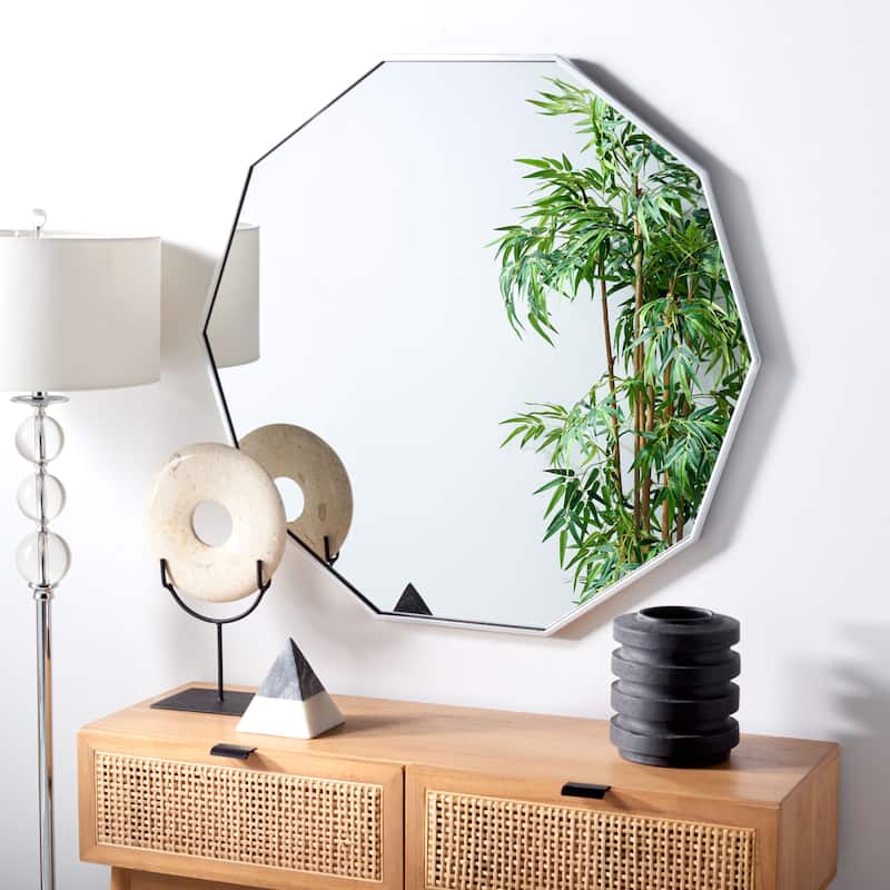 SAFAVIEH Yasmine 36-inch Decagon Mirror - 36" W x 0.8" D x 36" H