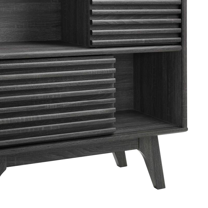 Render Three-Tier Display Storage Cabinet Stand